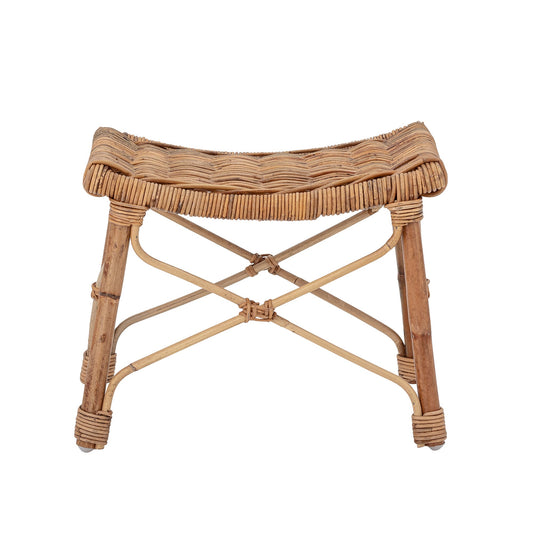 The Alberta Footrest by Bloomingville MINI is a very beautiful and useful footrest that you can use in many ways. The footrest is made of rattan and has a natural colour and is a perfect addition to the children's room. Dimensions: L36xH28,5xW25,5 cm Wipe clean with a moist cloth. Variations in size & shape may occur due to materials. Indoor use only