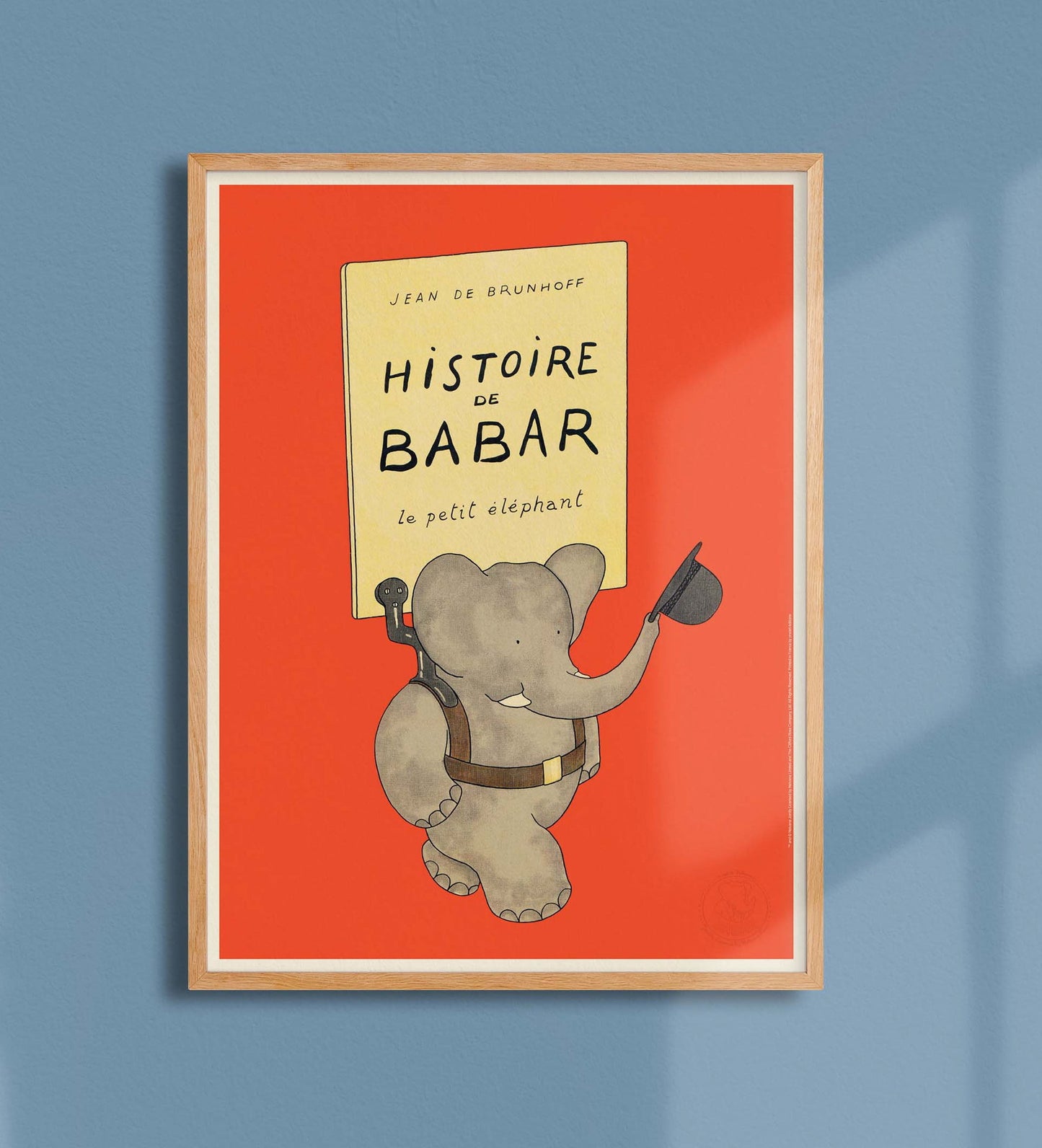 Histoire of Babar 30x40cm print
