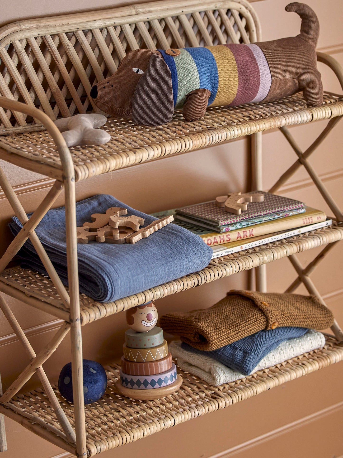 Muslin Blanket - Blue, Cotton-OEKO