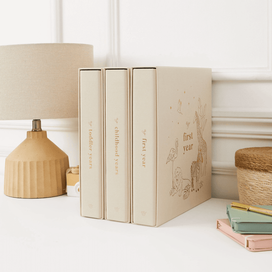 My First year- Safari Photo Album Birth-1 year