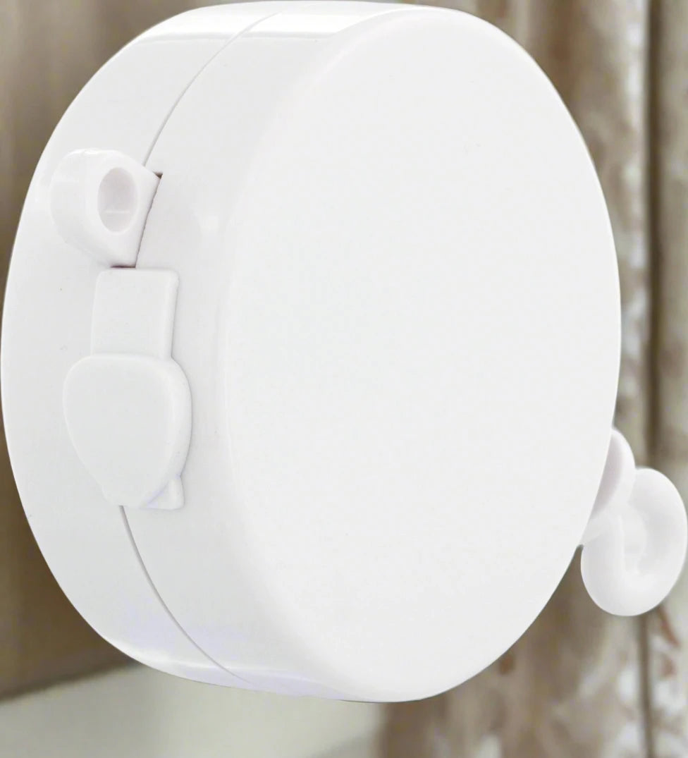White wireless earbuds on a white background