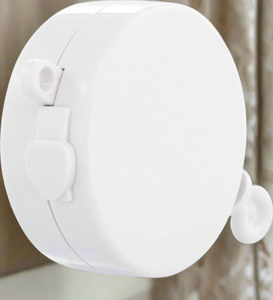 White wireless earbuds on a white background