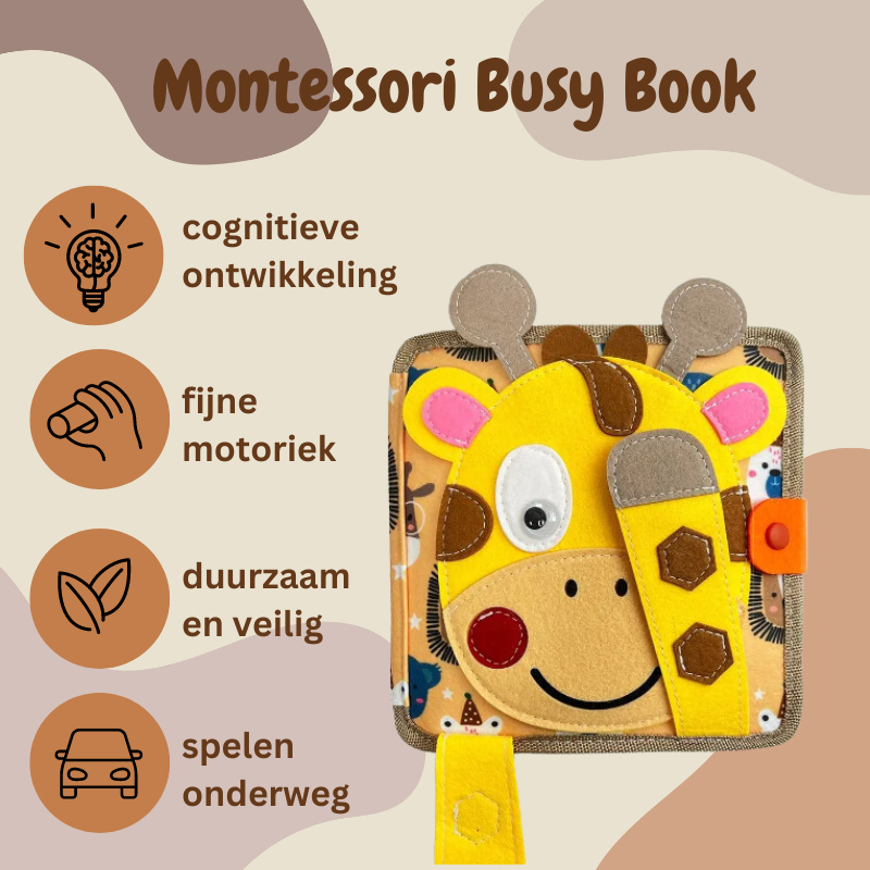 Joymaxx® Busy Board Book Giraffe