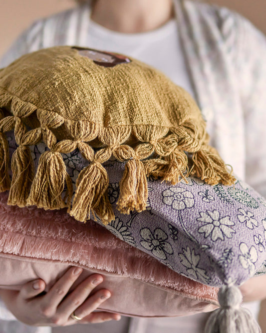 Salli Purple Cushion