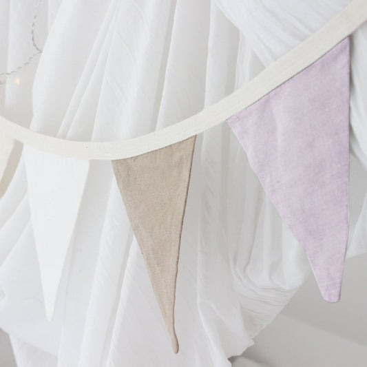 Bunting- white, beige and rose - Generosa Home & Living -  - 