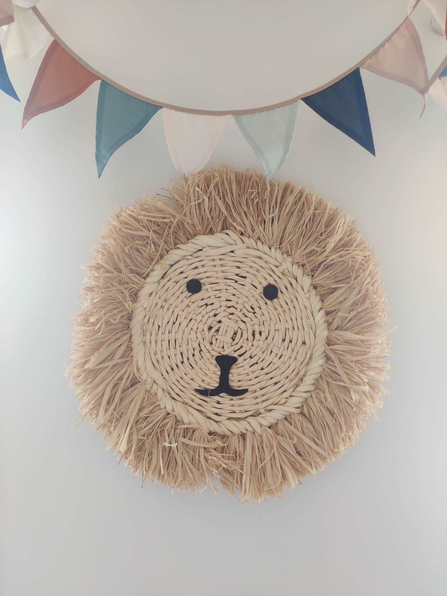 Lion Wall Hanging- Grass