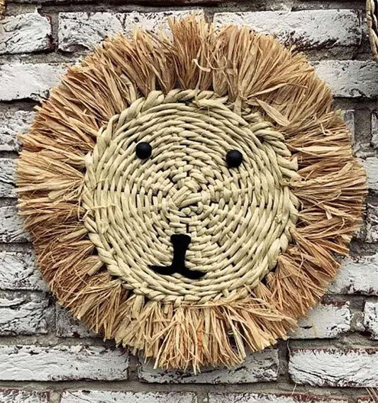 Lion Wall Hanging- Grass freeshipping - Generosa