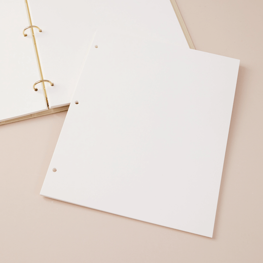 Extra sheets for a photo album
